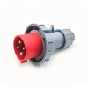 防水工业连接器 插头 4芯 32A 380-415V 3P+E IP67