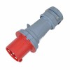 Waterproof Industrial Connector Plug 4Pin 63A 400V 3P+E IP44