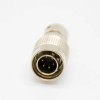 HR10 Elecbee Male Plug 6 Pin Straight Solder Cup for Cable Circular Push-Pull Connector 5pcs