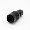 HR10 HRS Male Plug 6 Pin Solder Cup black Straight Circular Push-Pull Connector