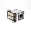Heavy Duty 32 Pin Connector PG29 Male female Butt-Joint H32A Shell Hasp High Surfice Mounting High Top Cable Entry