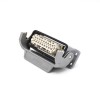 Heavy Duty Multi Pin Connector H16A 18Pin Silver Plating Size PG21 Plastic button Female Butt-joint Male