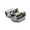 Heavy Duty Power Connector H10A M25 Bulkhead Montage 12Pin Silver Plating Male Butt-Joint Femelle