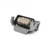 Heavy Duty Power Connector H10A M25 Bulkhead Mounting 12Pin Silver Plating Male Butt-Joint Female