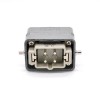 HD Connector H6B Surface Montage 4Pin Silver Plating Mâle Butt-Joint Femelle PG16