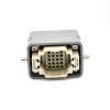 Heavy Duty Connector H6B 24 Pin Male Without Contacts Male Docking Type Female M25 Bulkhead Mounting
