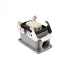 Heavy Duty Connectors H10B Surface Mounting Female Docking Type Male 24Pin Silver Plating Size M32 Entry
