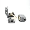 Heavy Duty Electrical Connector H6B Silver Plating 6Pin Male Butt-Joint Female PG16 Surface Mounting