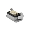 Heavy Duty Multi Pin Connector H10B 42Pin Male Without Contacts Male Butt-Joint Female PG16 Bulkhead Mounting