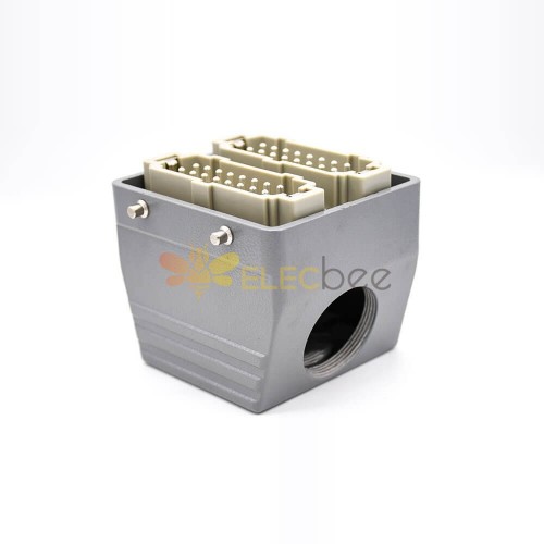 Heavy Duty Multi Pin Connector PG29 32Pin Hasp H32B Shell Male Female Butt-Joint Side Cable Entry Schottmontage