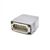 Heavy Duty Rectangular Connectors Female Butt-joint Male 36Pin H16B Male Without Contacts Size M40 Bulkhead Mounting