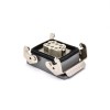 Heavy Duty Conector H6T 6 Pin Silver Plating Male Butt-Joint Female Hasp PG21 Bulkhead Montagem