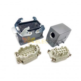 H10B Side Entry M20 Surface Mounting HE 10 Pin Cage Clamp Terminal