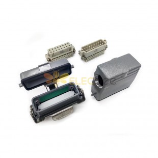 H16A Side Entry M20 Bulkhead Mounting with Cover HA 16 Pin Screw Terminal