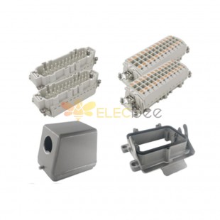 H48B Side Entry PG29 Bulkhead Mounting HE 48 Pin Cage Clamp Terminal