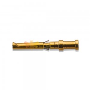 Pin hembra chapado en oro tipo D 10A 0,14-0,37 mm²