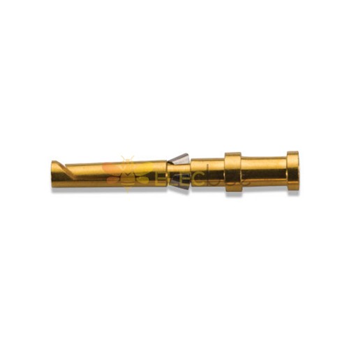 Pin hembra chapado en oro tipo D 10A 0,5 mm²