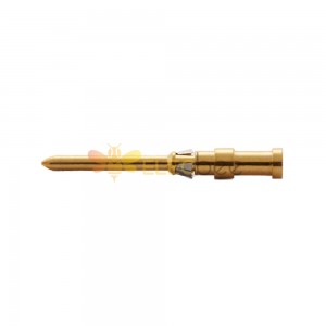 Pin macho chapado en oro tipo D 10A 0,14-0,37 mm²