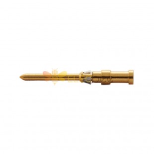 10A D-Typ vergoldeter Steckerstift 0,14–0,37 mm²