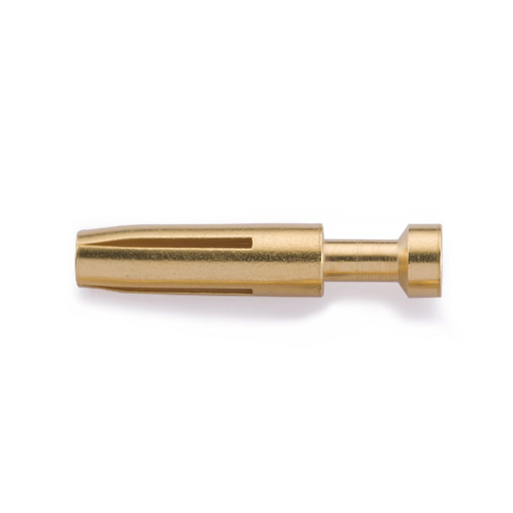 Pin hembra chapado en oro tipo E 16A 0,14-0,37 mm²