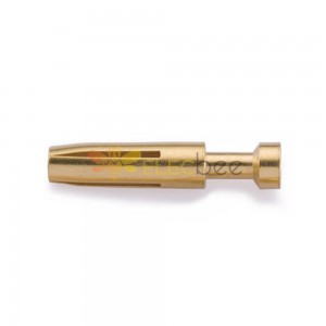 16A E-Typ vergoldeter Buchsenstift 0,14–0,37 mm²