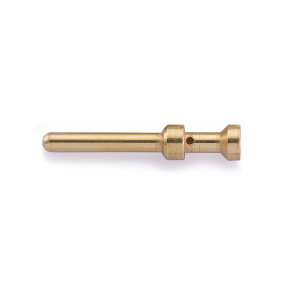Pin macho chapado en oro tipo E 16A 0,14-0,37 mm²