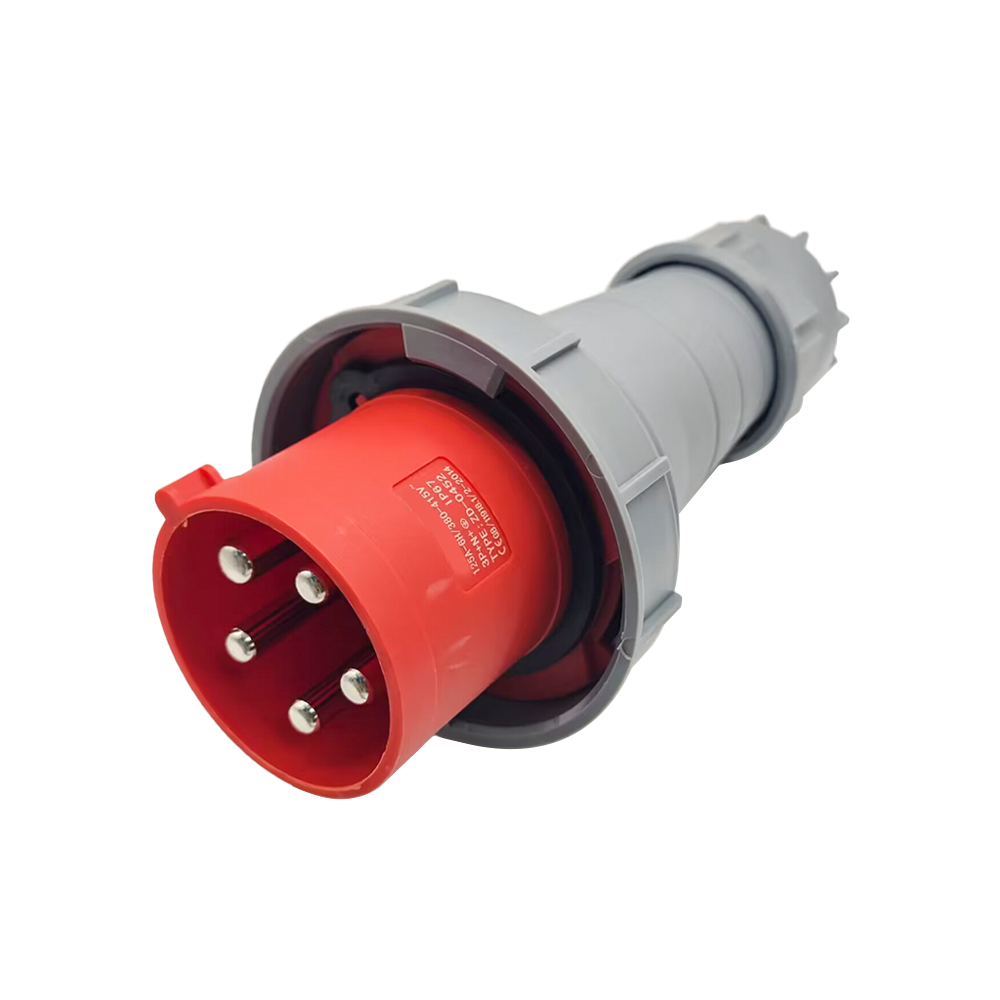 Industrial Connector 125A Plug 5 Pole Waterproof IP67 380-415V