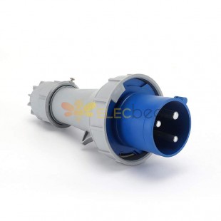 Waterproof Industrial Connector Plug 3Pin 125A 250V 2P+E IP67