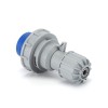 Wasserdichter Industriestecker 3Pin 16A 250V 2P+E IP67 Kabelhalterung