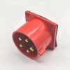 32A 5pin Receptacle 380V-415V 50/60Hz 3P+E IP44 IEC60309 CEE Painel Industrial Monte Pin Receptacle