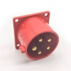 32A 5pin Receptacle 380V-415V 50/60Hz 3P-E IP44 IEC60309 CEE Industrial Panel Mount Pin Receptacle
