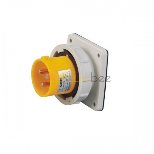 IP67 CEE Socket 32A 3pin 110V-130V IEC60309 Pannello Mount Pin Receptacle