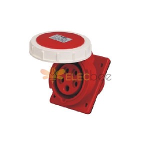 16A Outside 5pin Receptacle IEC60309 CEE Industrial Panel Mount Receptacle Angle Type