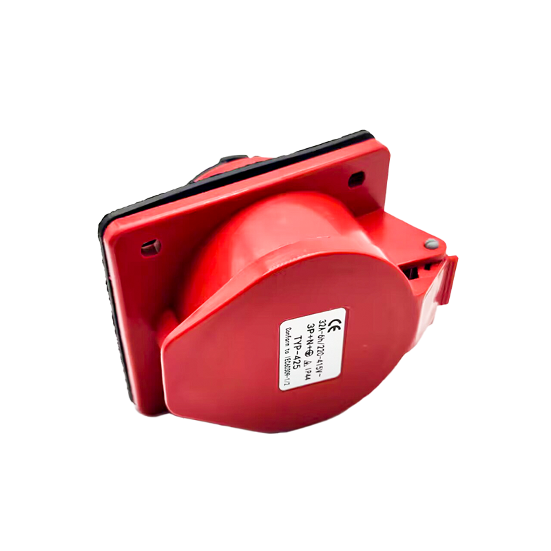 32A 5pin Receptacle 380V-415V 50/60Hz IP44 IEC60309 CEE Painel Industrial Mount Socket Angle Tipo