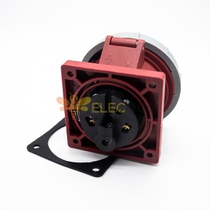 Outside IEC60309 16A 5pin 380V-415V IP67 CEE Industrial Female Receptacle