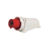 125A 5pin IEC60309 IP67 CEE Superficie Industriale Monte Pin Receptacle con scatola