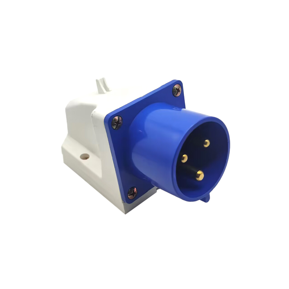 32A 3pin CEE Industrial 220V-250V 50/60Hz 2P+E 6h 2P+E IP44 IEC60309 Surface Mount Pin Receptacle with Box