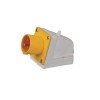 32A 3pin IEC60309 Socket 110V-130V 50/60Hz 2P-E 4h 2P-E IP44 CEE Industrial Surface Mount Pin Receptacle with Box