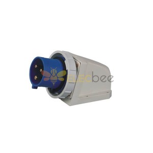 32A 3pin Receptacle 220V-250V 50/60Hz 2P-E 6h 2P-E IP67 CEE Industrial IEC60309 Surface Mount Pin Socket with Box