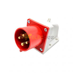 IEC60309 CEE Industrial 32A 4pin 380V-415V 50/60Hz 4P 6h 3P-E IP44 Surface Mount Pin Receptacle with Box