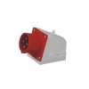 Soquete IEC60309 Soquete 16A 4pin 380V-415V 50/60Hz 4P 6h 3P+E IP44 CEE Industrial Surface Mount Pin Receptacle with Box