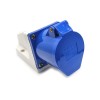 IEC60309 Wall Socket 32A 3pin 220V-250V 50/60Hz 2P+E 6h 2P+E IP67 CEE Industrial Blue