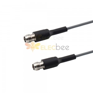 低损耗稳相测试 电缆组件1.85mm母+1.85mm母 带0.3m线 67G 毫米波 射频连接线