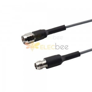 低損耗穩相測試 電纜組件1.85mm公+1.85mm母 帶0.3m線 67G 毫米波 射頻連接線