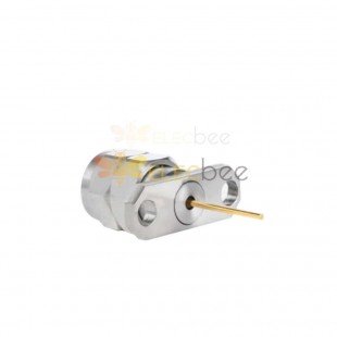 2.4Mm Male 2 Hole Flange Type Dc To 50Ghz Outer Contact Through The Wall