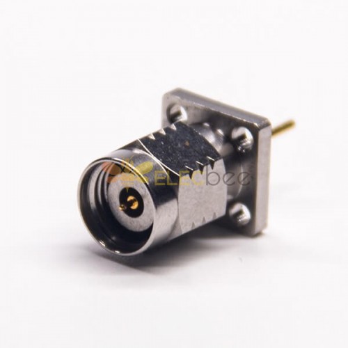 2.4mm Microwave Connector Male Flange with 4 Holes