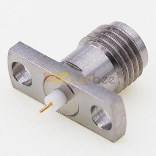 2.4mm Thread-in Connector, 14 x 4.8mm / 0.55 x 0.19inch Flange Jack 0.3mm / .012″ Pin