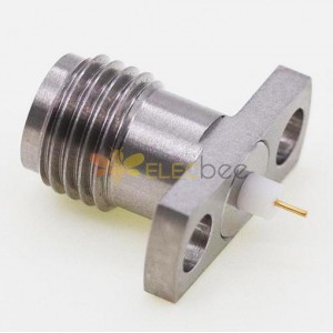 2.4mm Thread-in Connector, 12.7 x 4.8mm / 0.50 x 0.19inch Flange Jack 0.3mm / .012″ Pin