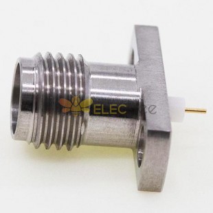 12.7 x 4.8mm / 0.50 x 0.19inch Flange Jack 0.3mm / .012″ Pin 2.4mm Thread-in Connector