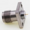 Conector hembra de 2,4 mm, brida de mamparo cuadrado de 9,5 mm / 0,375″ Pin de Φ0,3 mm / 0,012″